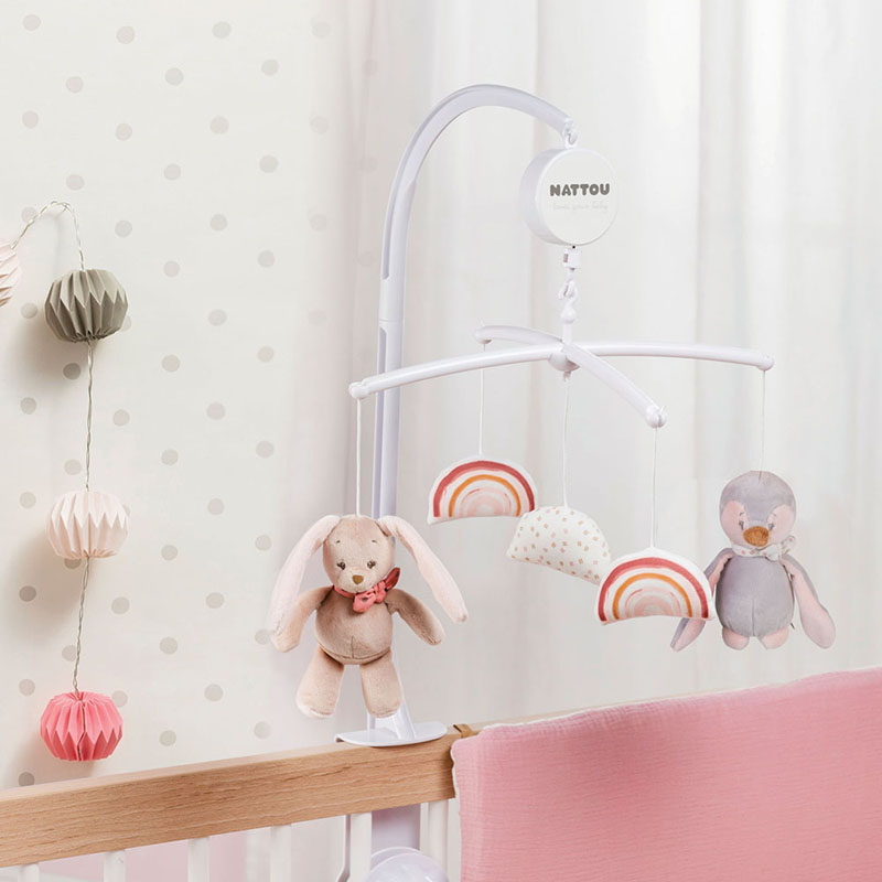 Nattou best sale cot mobile